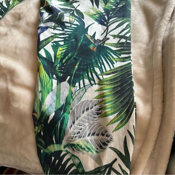 - 🎃🌴- Soft Surroundings pull on ankle pants, Palm pattern sz S fits like sz M - Picture 12 of 14